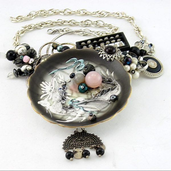Abacus Dragonware Art Couture Necklace