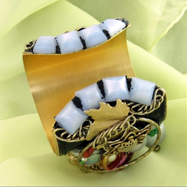 Bridge to the Orient Miniature Cup Decorative Couture Cuff