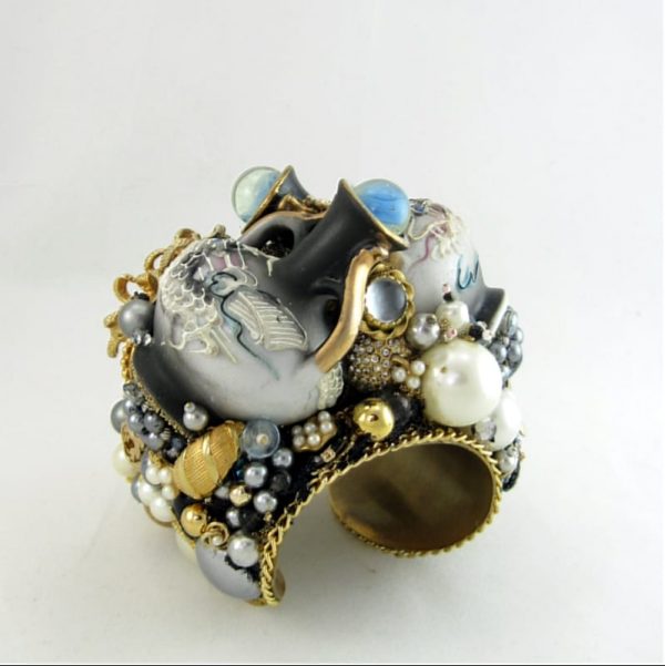 Double Dragonware Bottle Couture Cuff
