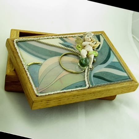 FONTANINI Cherub Box | Angel Art Assemblage
