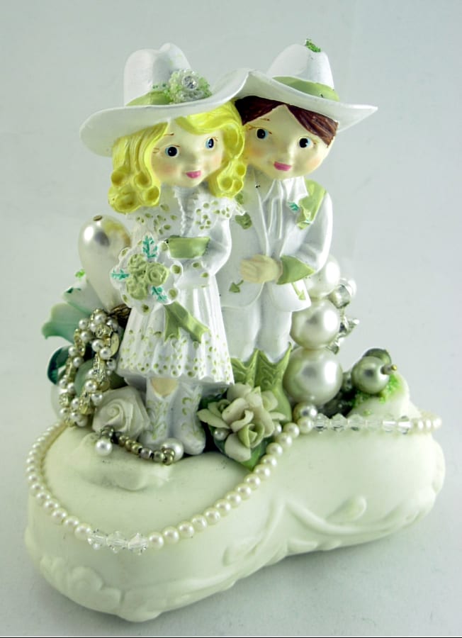 Western Wedding Custom Cake Topper