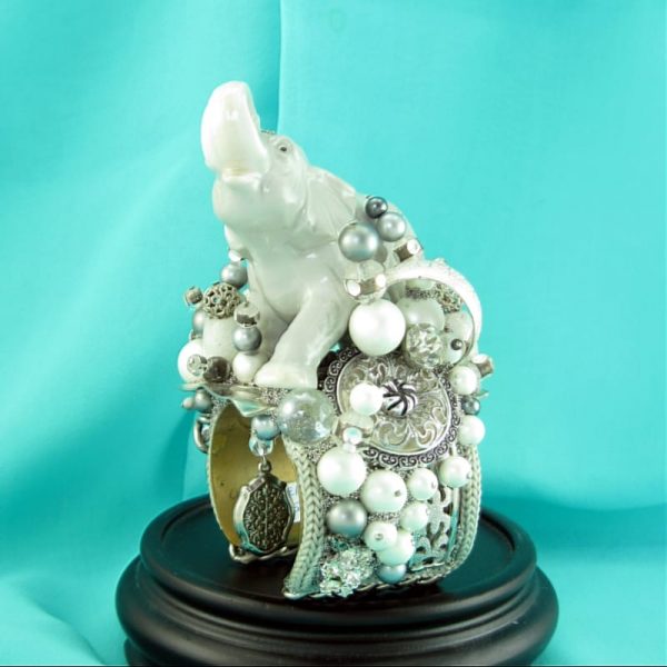 White Elephant Princess Structural Art Couture Cuff