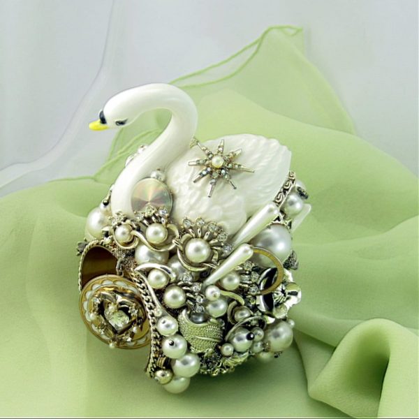 White Swan Couture Cuff II