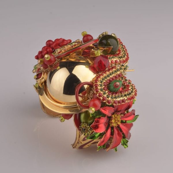 Holiday Snake Art Couture Cuff
