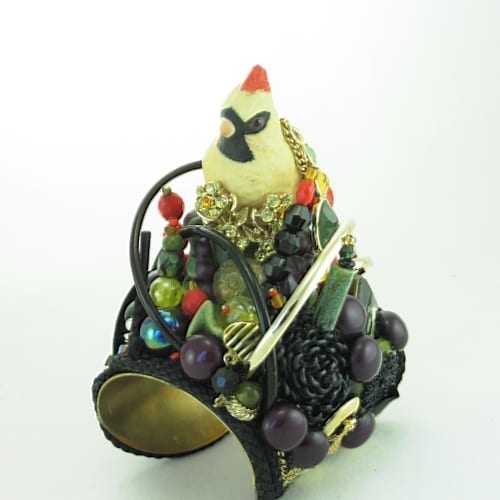 Lenox Berries and Bird Couture Cuff